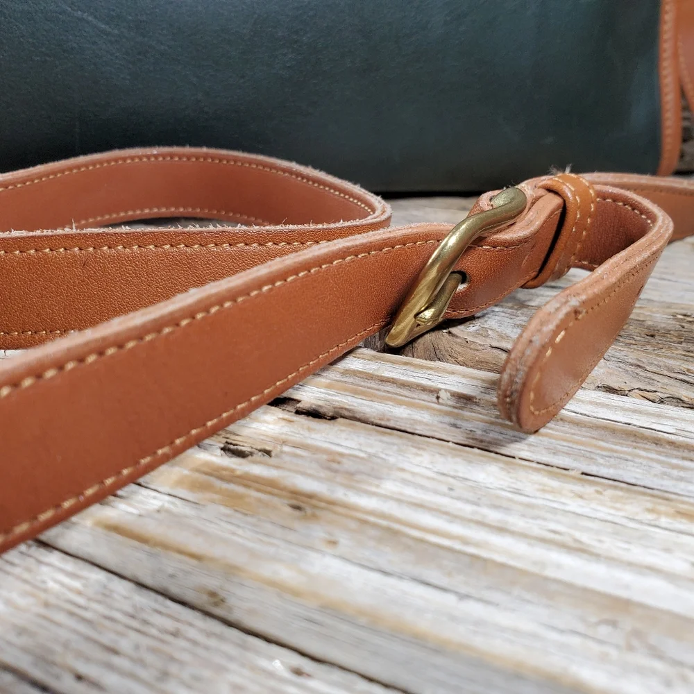 COACH Natural Full Grain Leather Crossbody Bag - Picture 4 of 13
